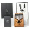 Kalimba CUEl Thumb Piano Wood Design for Beginners-0