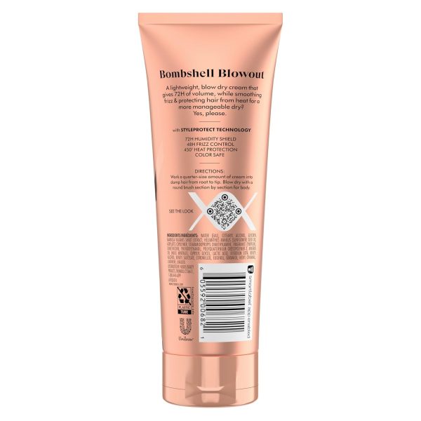 Nexxus Weightless Style Blow Dry Cream 6 Fl Oz Hair Control-1