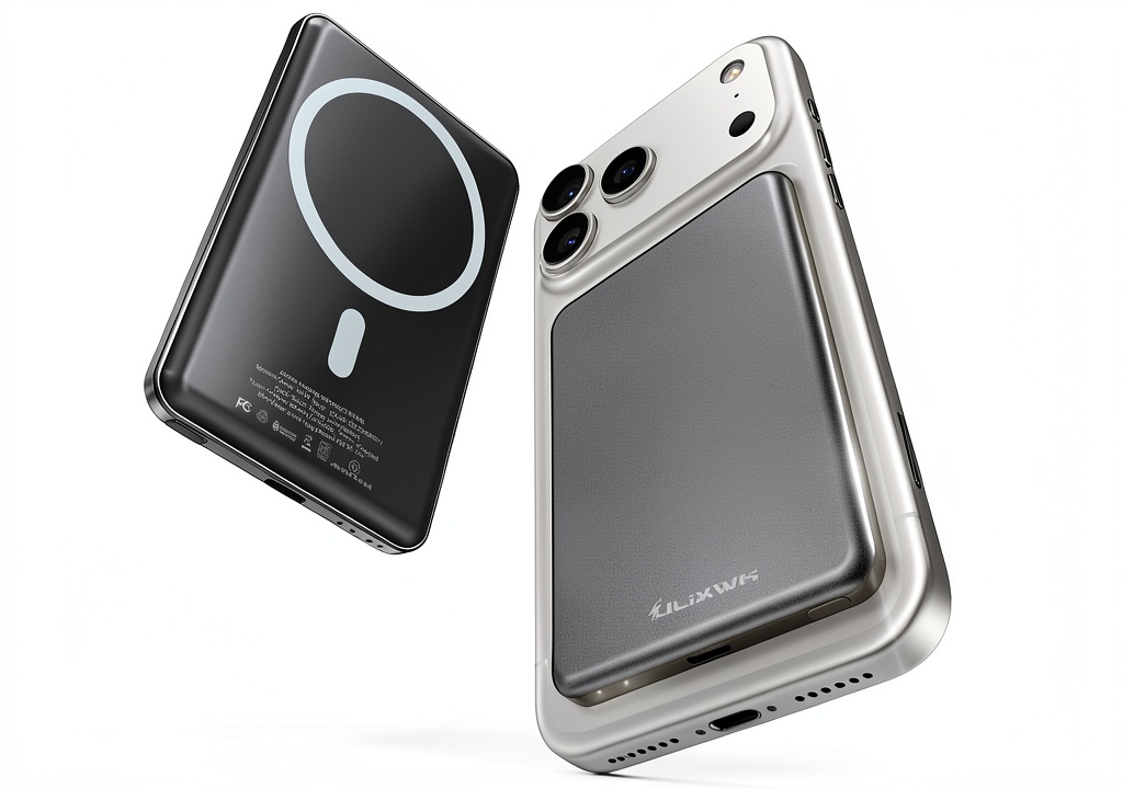 Magsafe Power Bank in use