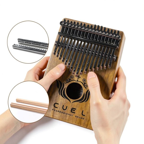 Kalimba CUEl Thumb Piano Wood Design for Beginners-5