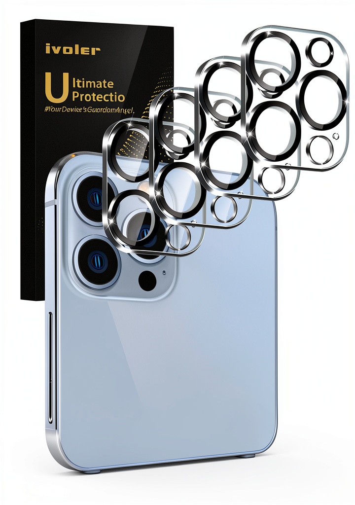 Transparent iPhone Camera Lens Protector by ivoler