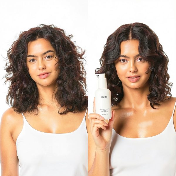 OUAI Anti Frizz Crème Hair Styling Cream 6oz-2